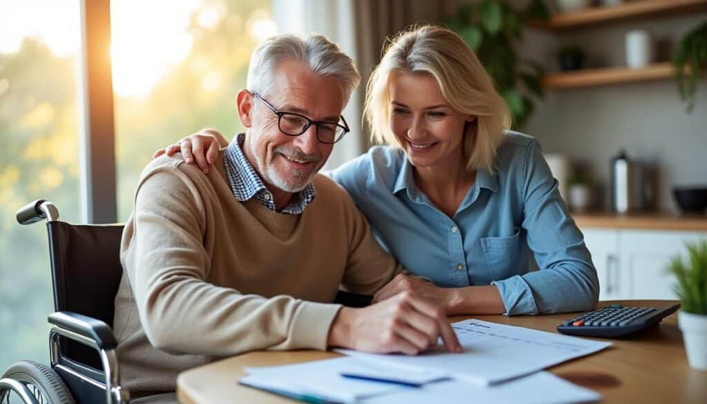 protégez votre prêt avec une assurance décès-invalidité qui prend en charge vos mensualités en cas de perte d'autonomie, garantissant votre sécurité financière.