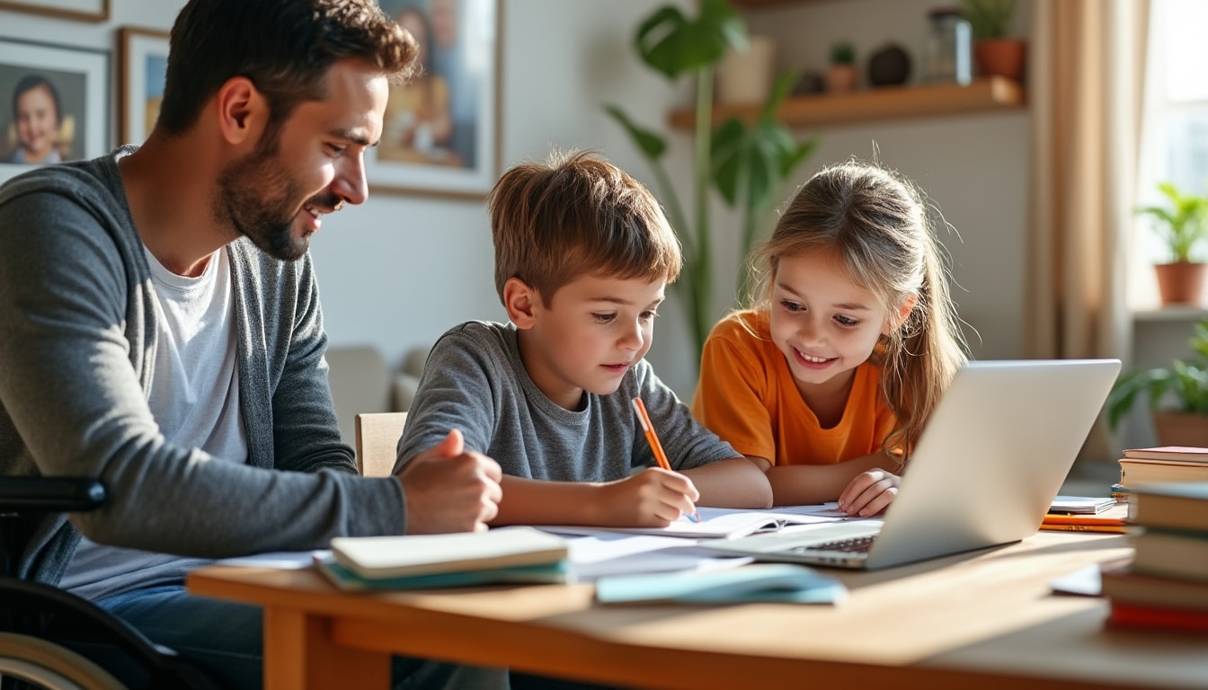 la rente d'éducation assure le financement de la scolarité des enfants en cas d'invalidité du parent, garantissant leur avenir éducatif.